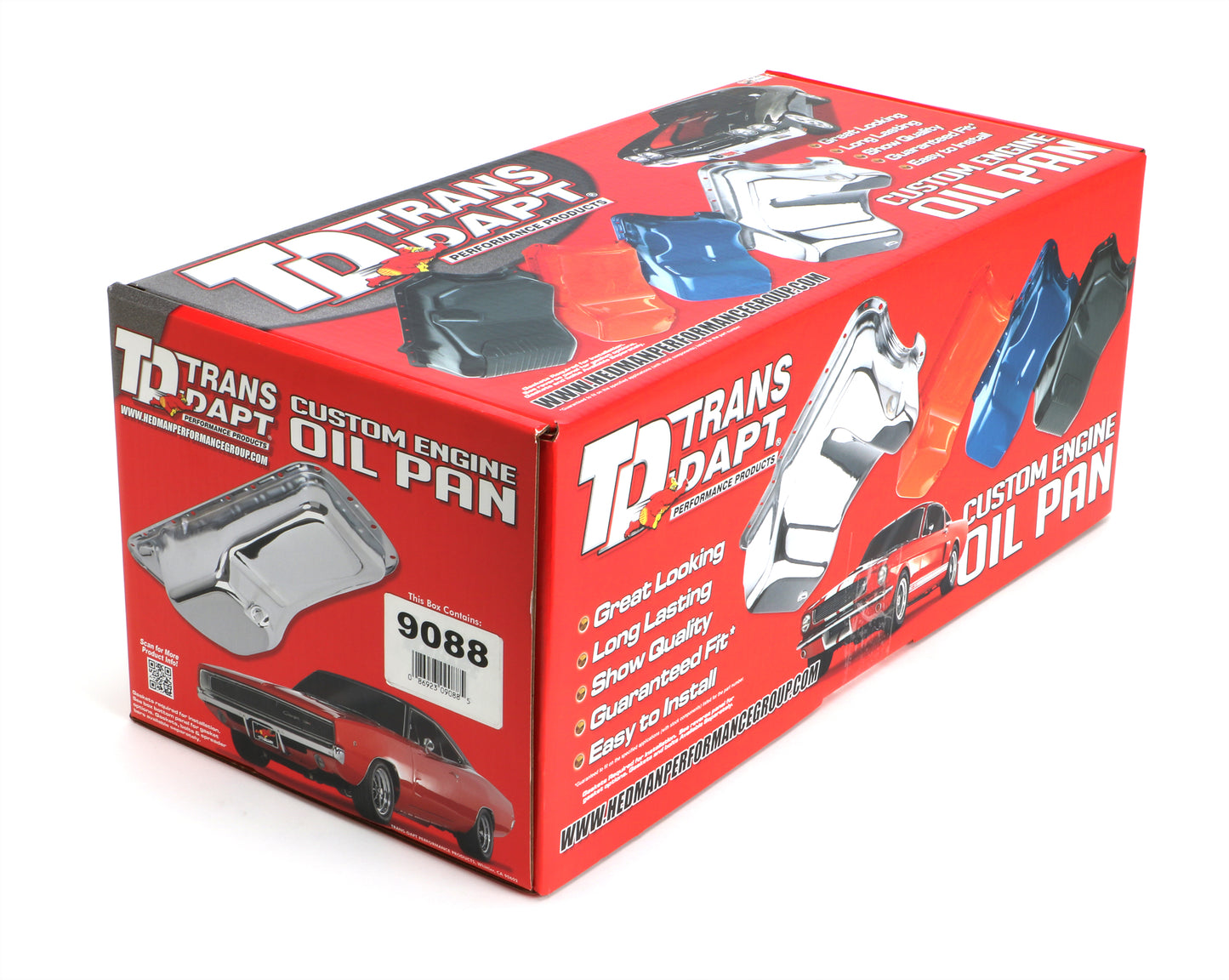 Trans-Dapt Performance Oil Pan Chrysler 360 1971-80 Chrome 9088