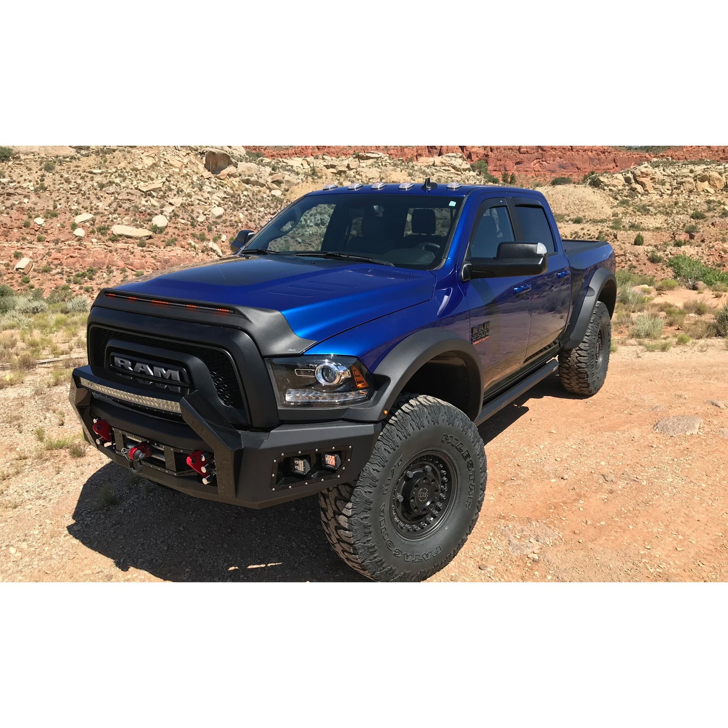 Auto Ventshade 953051 Aeroskin LightShield Pro Hood Protector For 10-18 Ram 2500/3500