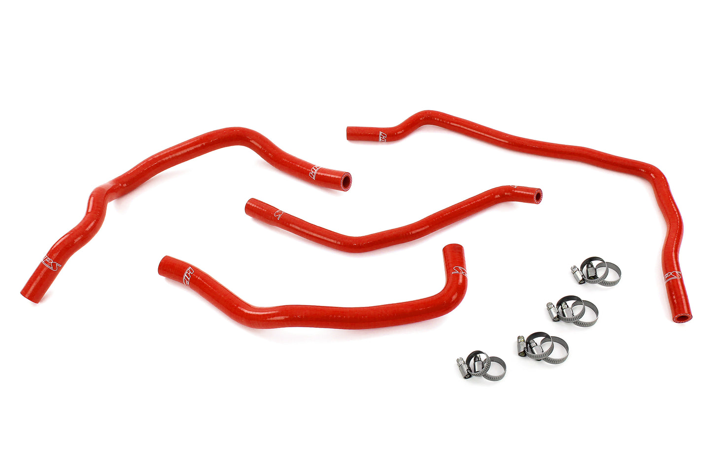 HPS Performance 3-ply Reinforced Silicone Replaces Heater And Expansion Tank Coolant Hoses 57-2102-RED