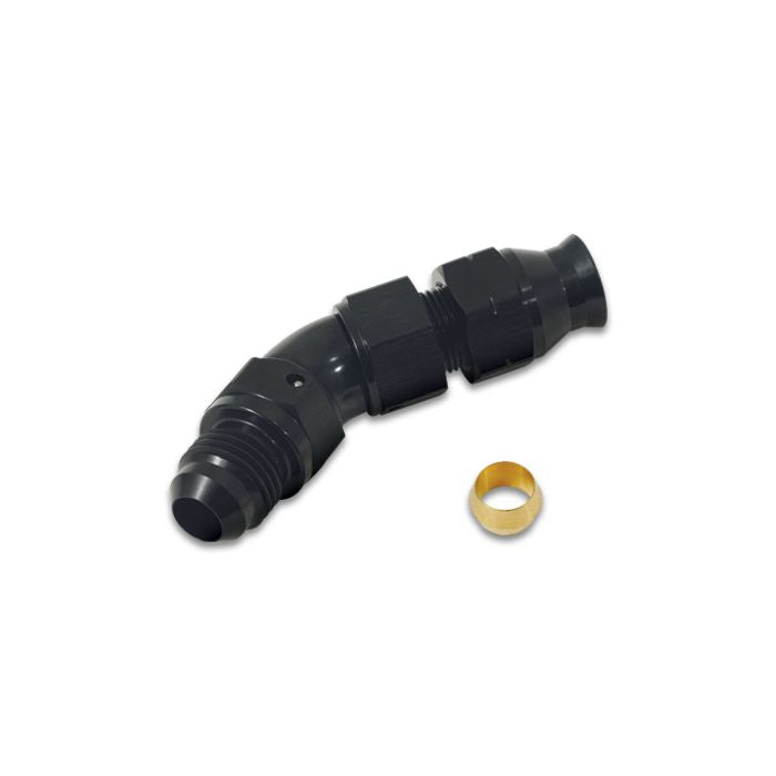 Vibrant Performance - 16576 - 45 Degree Tube to Male AN Adapter Tube O.D. - 3/8 in.; AN Size: -6