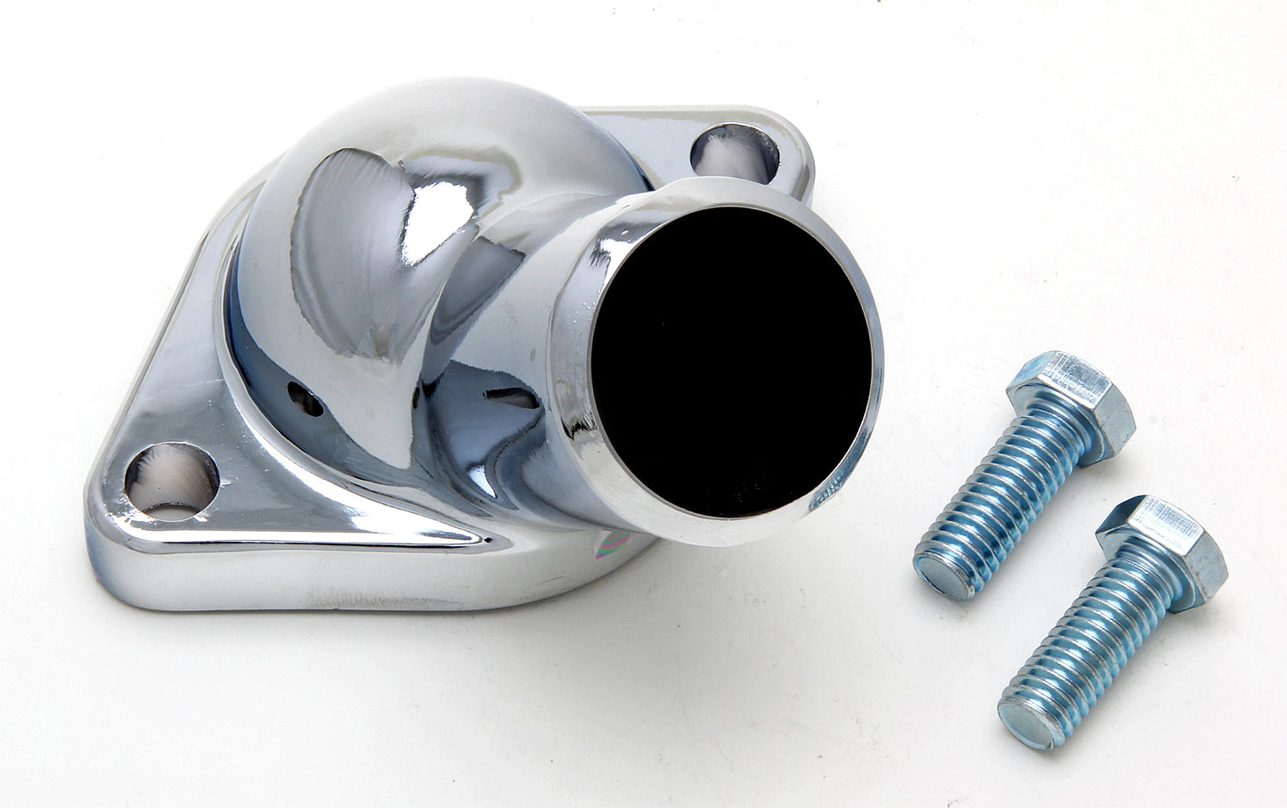 Trans-Dapt Performance Water Neck; Sb And Bb Chevy- Early Model; (O-Ring Seal); - Chrome 9228