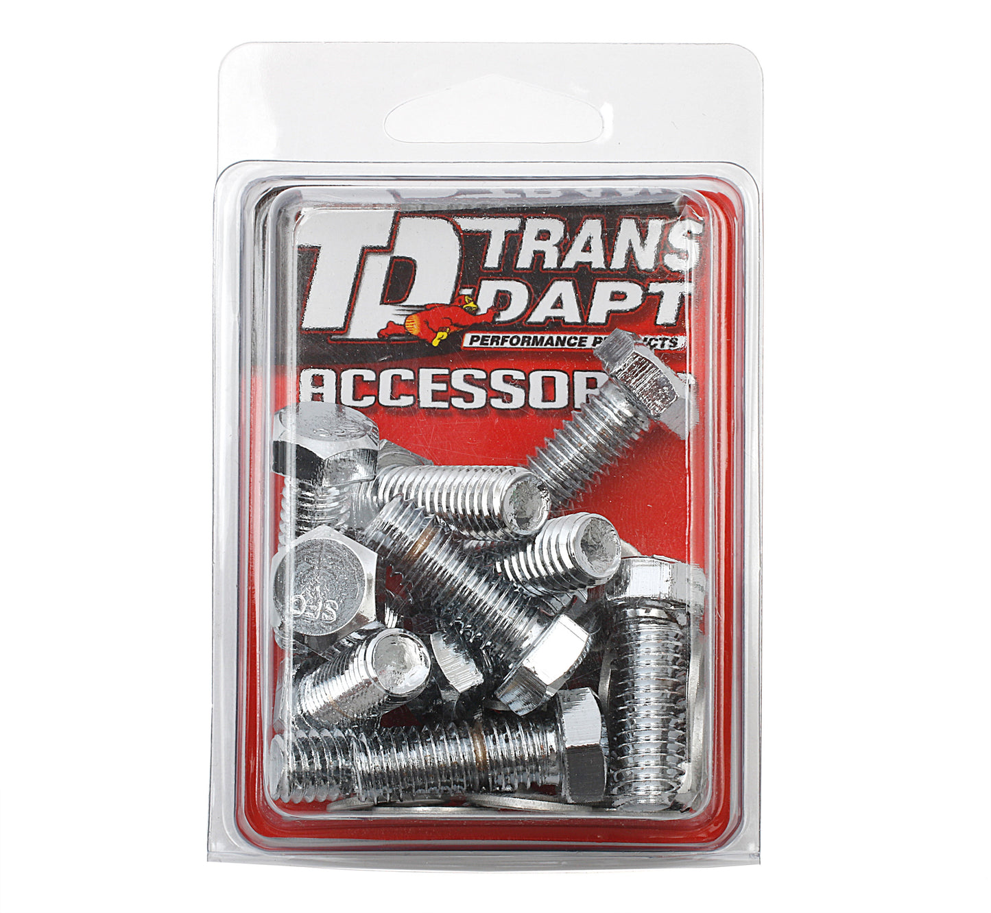 Trans-Dapt Performance Intake Manifold Bolts; 3/8 In.-16 X 1 In. Hex Head (12 Bolts)- Chrome 9265