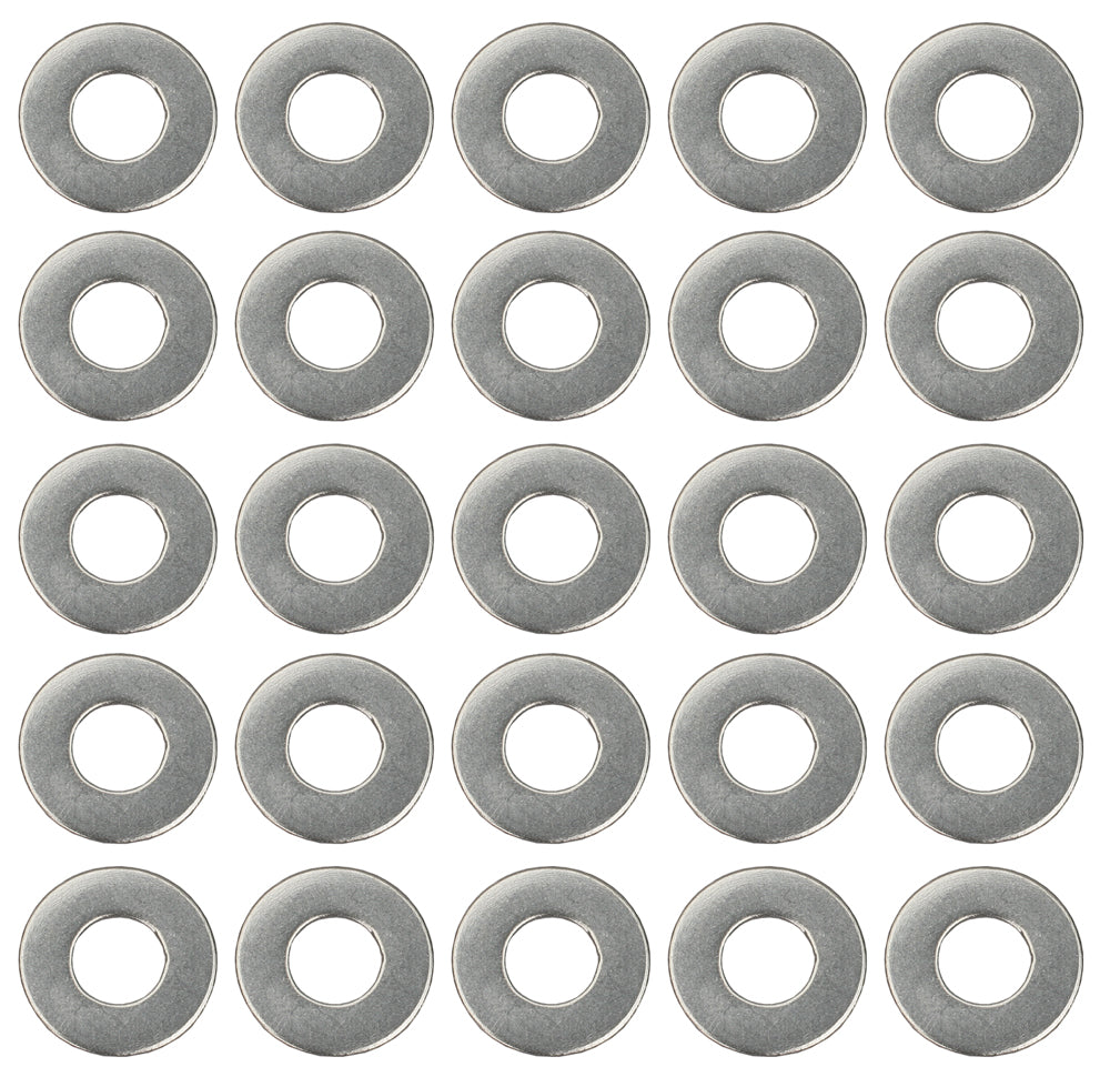 Trans-Dapt Performance 1/4 In. Valve Cover Flat Washers (25 Per Pkg.)- Stainless Steel 9275