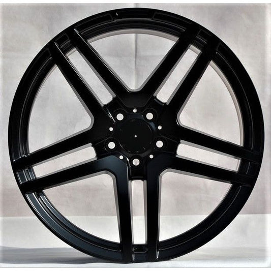 20" X 9.5" Aluminum Satin Black Wheels Set - Dynamic Performance - R507-SB-20x9.5-5x112-38-66.56