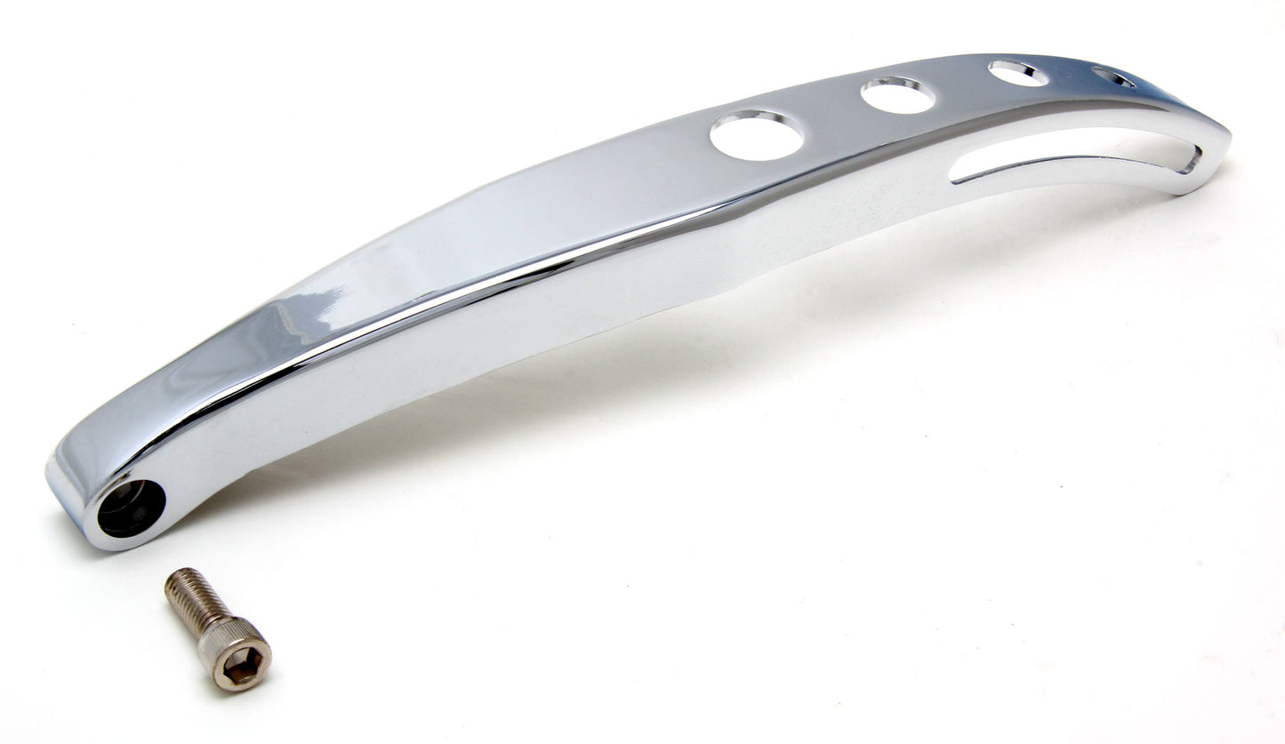 Trans-Dapt Performance Alternator Bracket (Top); 1955-1968 Chevrolet 283-350; Short Water Pump- Chrome 9319