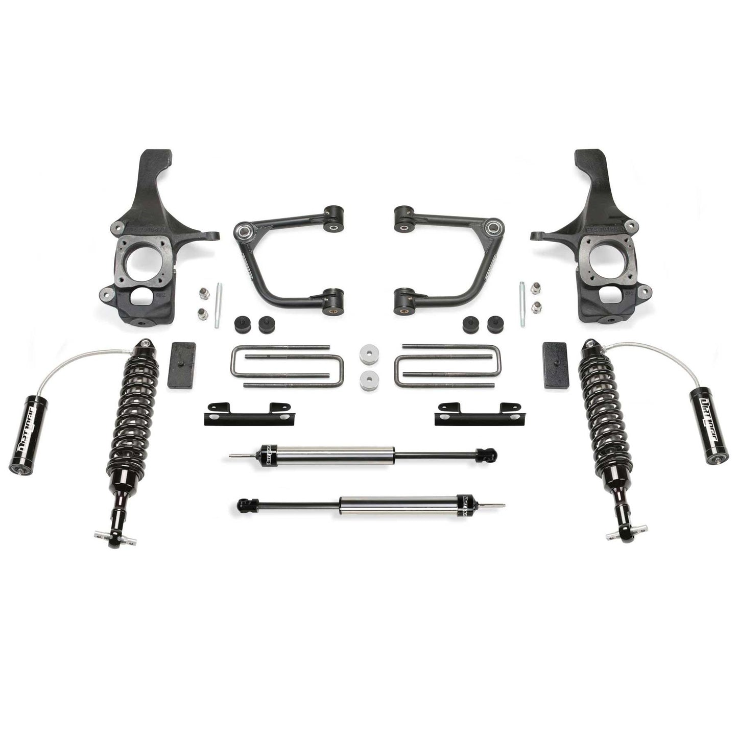 Fabtech 4" UCA KIT W/ UNIBALLS & DLSS 2.5C/O RESI & RR DLSS 2016-21 TOYOTA TUNDRA 2WD/4W K7053DL