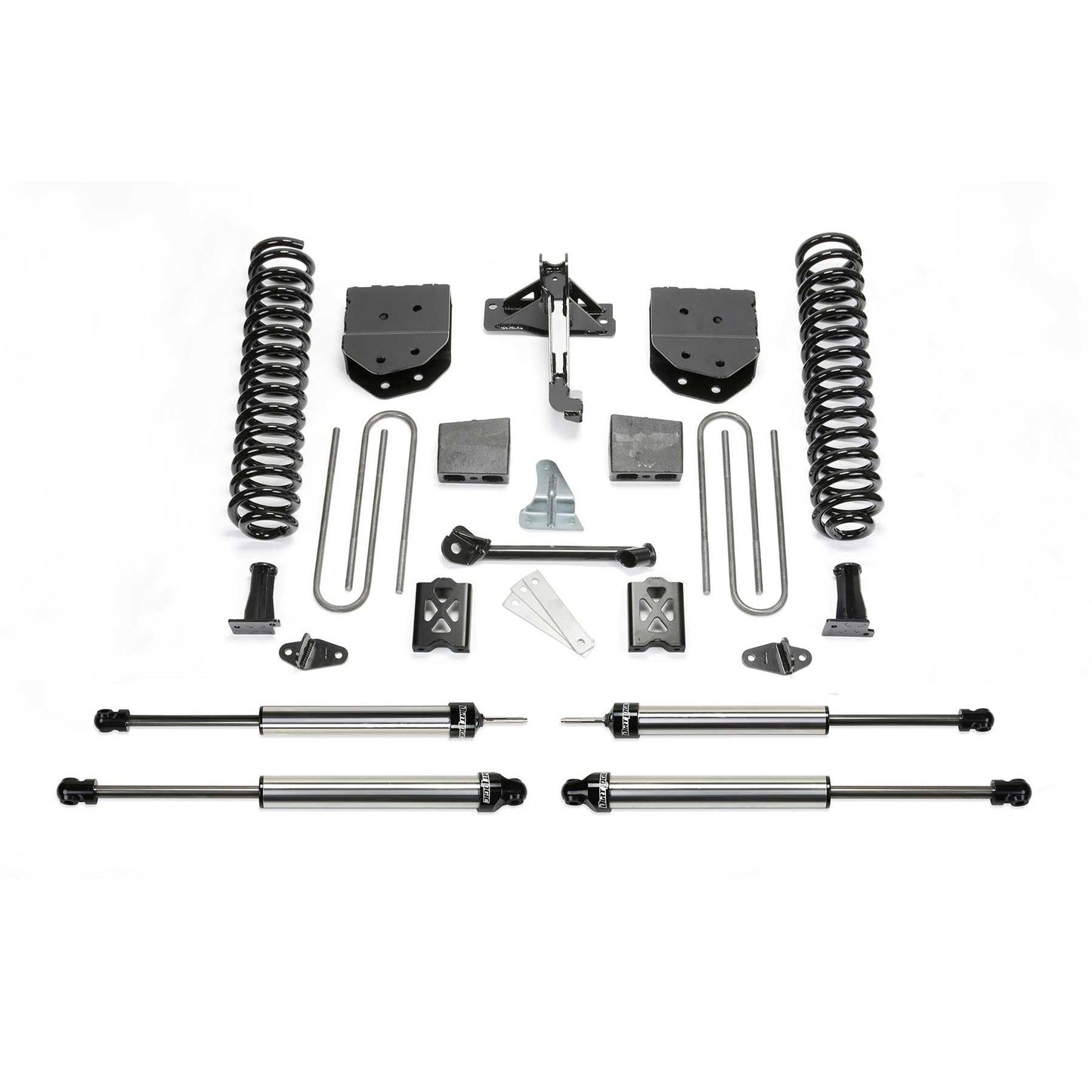 Fabtech 6" BASIC SYS W/DLSS SHKS 05-07 FORD F250 4WD W/O FACTORY OVERLOAD K2010DL
