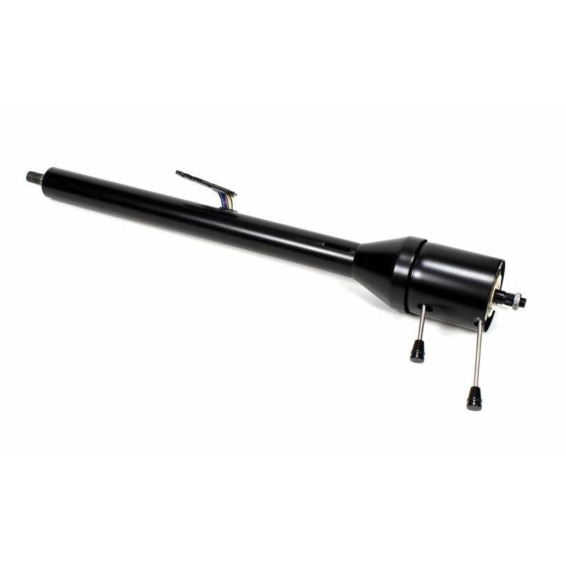 IDIDIT Retrofit 62-66 Nova; Tilt Floor Shift w/Rack; Black Powder Coat 1120648051