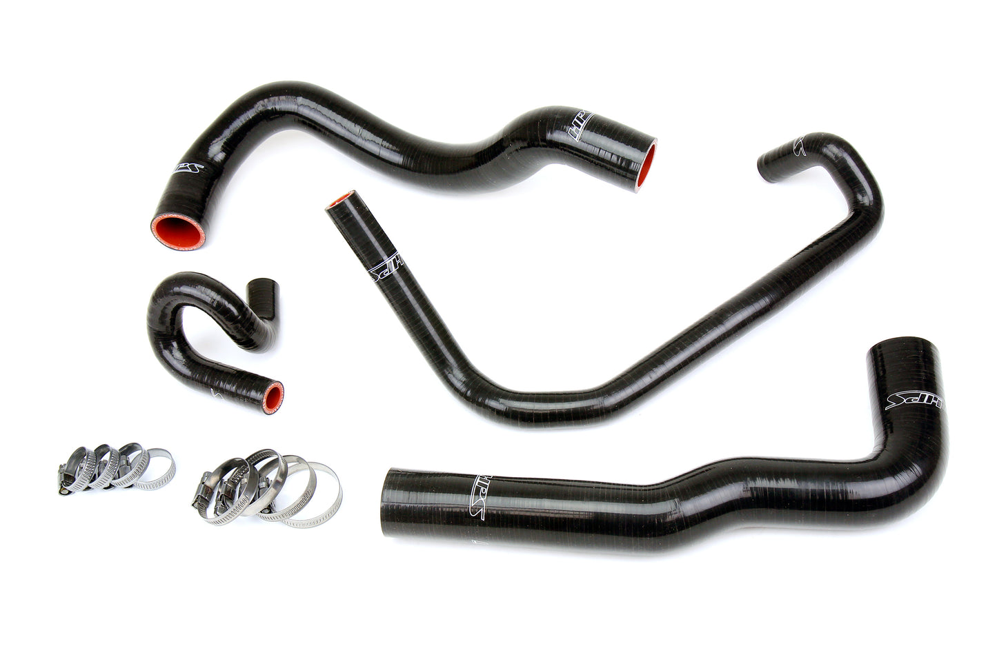 HPS Performance 3-ply Reinforced Silicone Replaces Rubber Radiator And Heater Coolant Hoses 57-1960-BLK