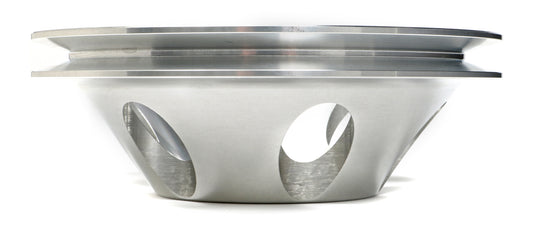 Trans-Dapt Performance Water Pump Pulley; 1 Groove; 1969-1985 Chevrolet 283-350; Long Water Pump- Machined Aluminum 9482