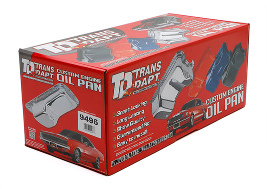 Trans-Dapt Performance Chrome Oem-Style Oil Pan- Mopar 361-440 B And Rb 426 Hemi; Stock Capacity 9496