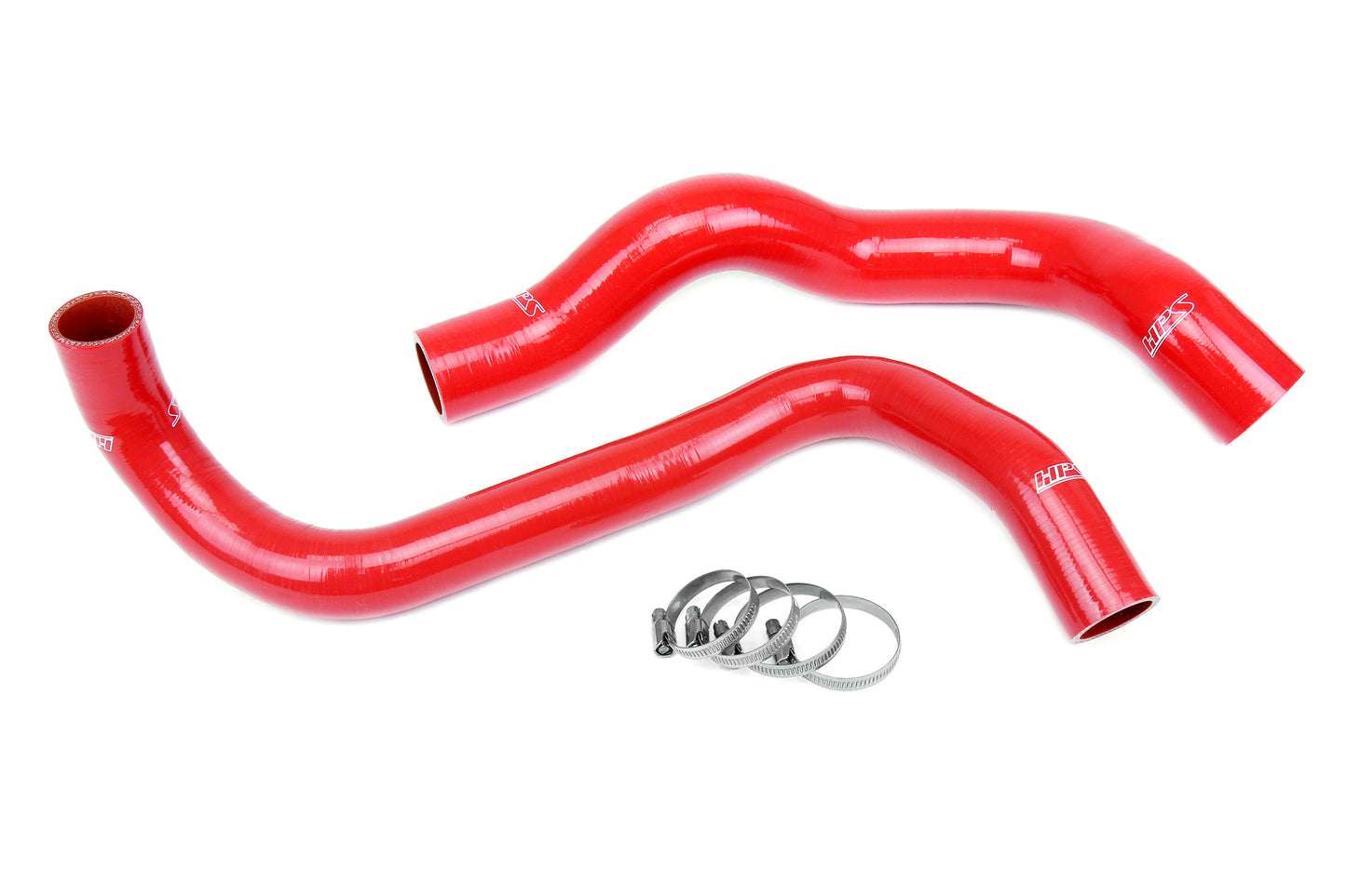 HPS Performance 3-ply Reinforced Silicone Replaces Rubber Radiator Coolant Hoses 57-1902-RED
