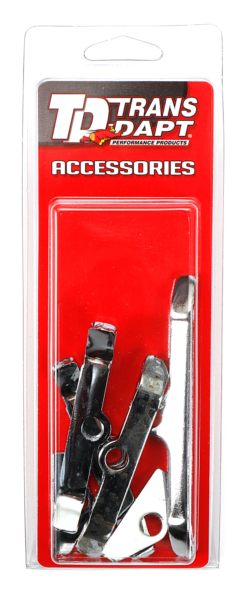 Trans-Dapt Performance Sb Ford 260-351W Valve Cover Retaining Tabs- Chrome 9642