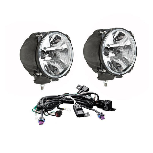 KC HiLiTES 7 inch Carbon POD HID - 2-Light System - 70W Spread Beam 96423