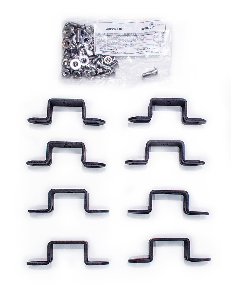 Go Rhino 968301T Sport Bar 2.0 ThreeInch Cube Light Bracket Kit Textured Black