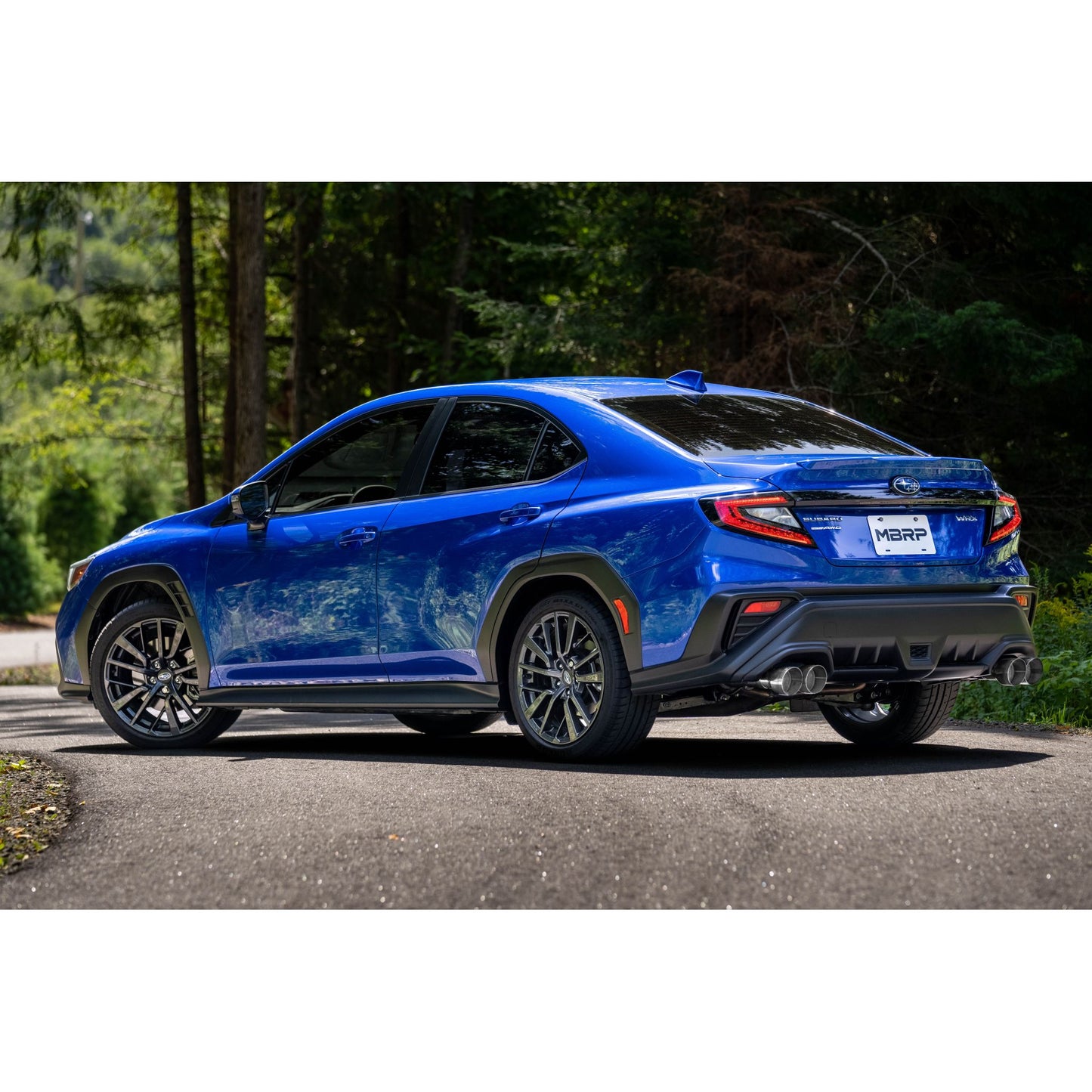 MBRP Exhaust 3" Cat Back Dual Split Rearwith Carbon Fiber Tips T304 Race Version S48083CF