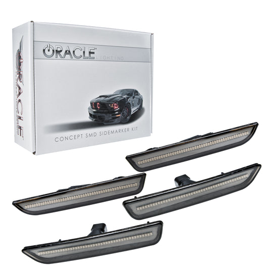 Oracle Lighting 9700-020 - 2010-2014 Ford Mustang Concept Sidemarker Set - Tinted - No Paint