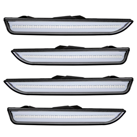 Oracle Lighting 9721-504 - 2010-2014 Ford Mustang Concept Sidemarker Set - Ghosted