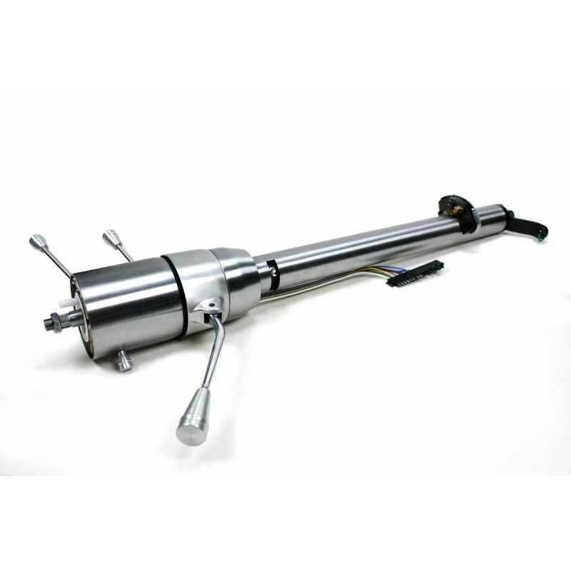 IDIDIT Retrofit 55-56 Chevy; Tilt Column Shift w/Rack; Brushed Aluminum 1150557930