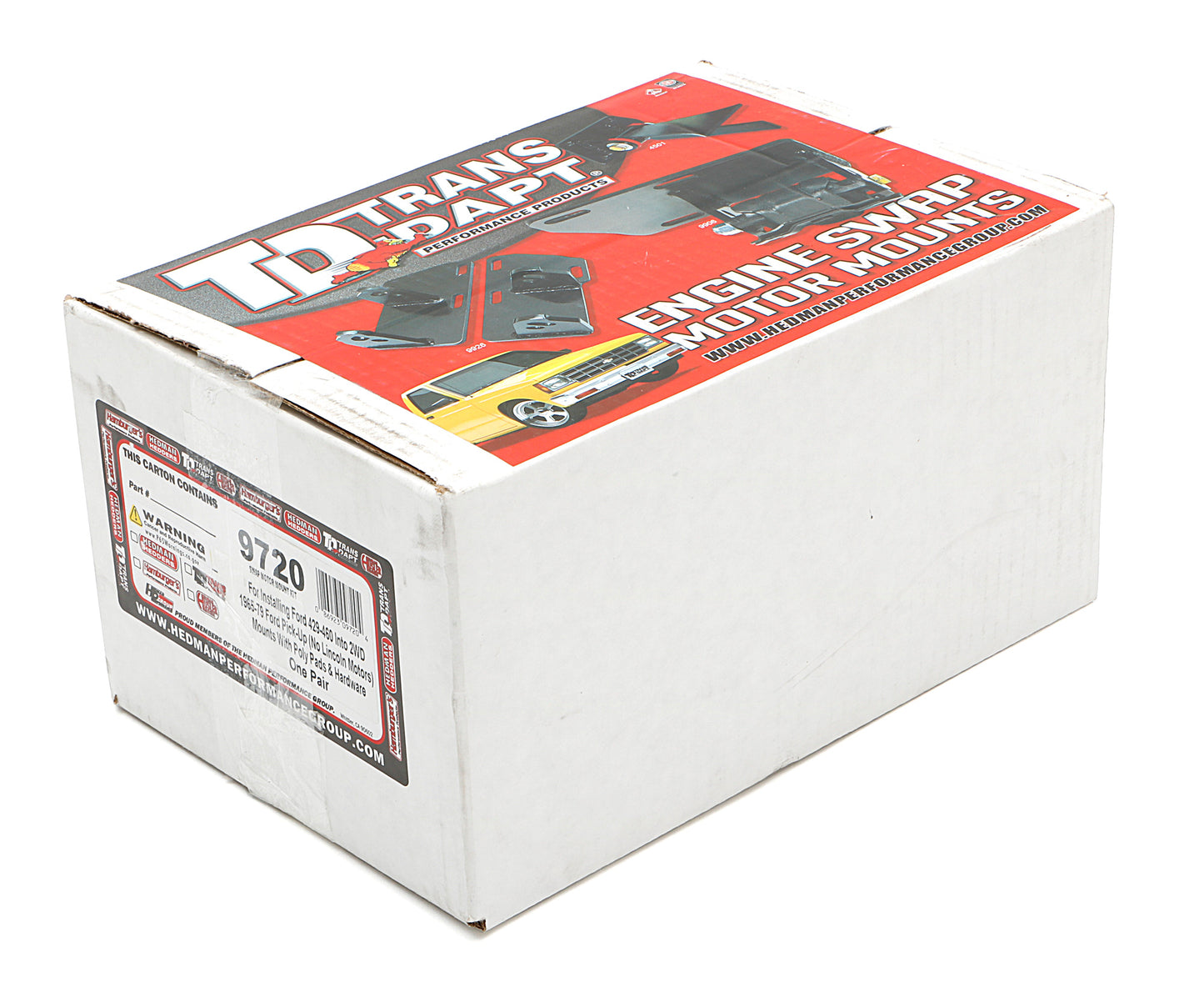 Trans-Dapt Performance Ford 429-460 (385 Series) Into 1965-79 Ford Pickup (2Wd)- Motor Mount Kit 9720