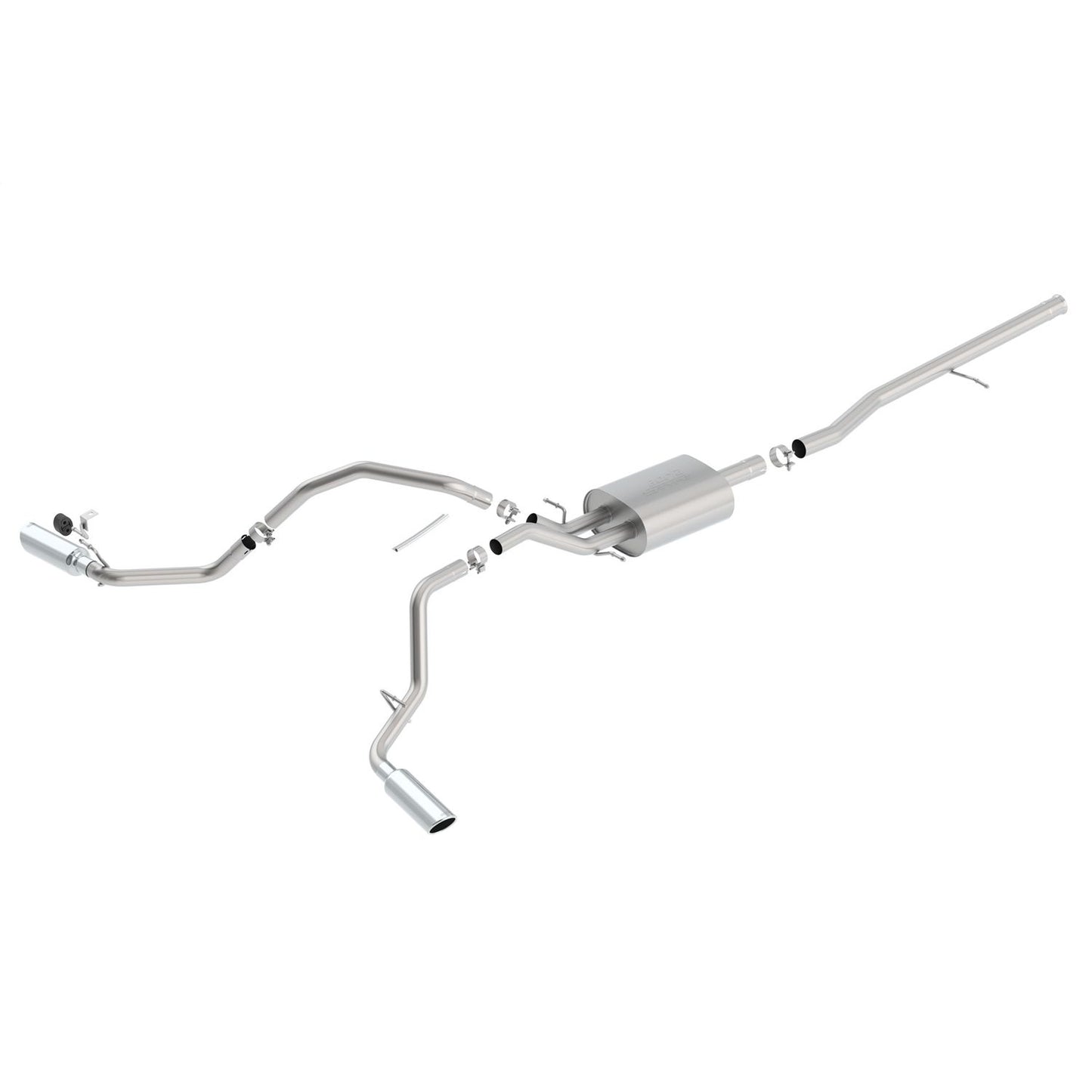 Borla 2014-2019 Chevrolet Silverado 1500/ GMC Sierra 1500 Cat-Back Exhaust System S-Type 140545