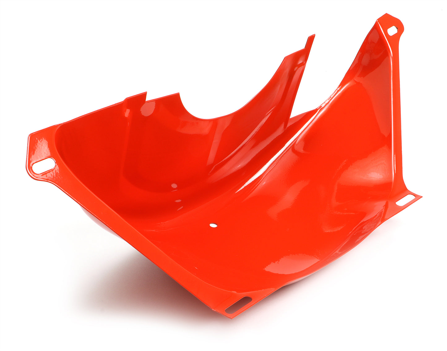 Trans-Dapt Performance Chevy Orange Powder-Coated Steel Flywheel Cover; 700R4 9895