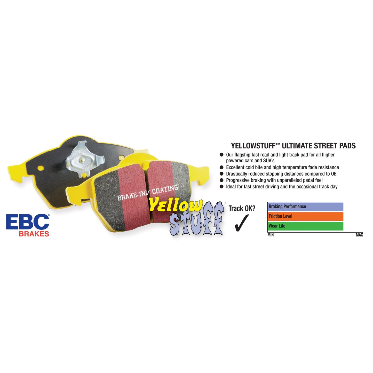 EBC DP4635R Yellowstuff Street And Track Brake Pads