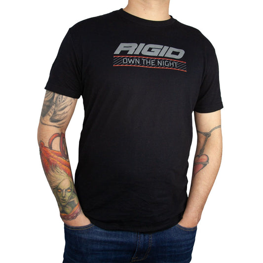 RIGID Industries T-Shirt Own The Night Black Large 1059