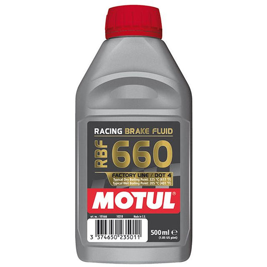 Motul RBF 660 FACTORY LINE - 0.500L CAN - Fully Synthetic Racing Brake Fluid 101666