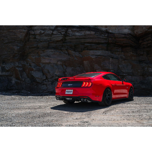 MBRP Exhaust 3in. Cat Back; with Quad 4in. Dual Wall Tips; Street Version; AL S7205AL