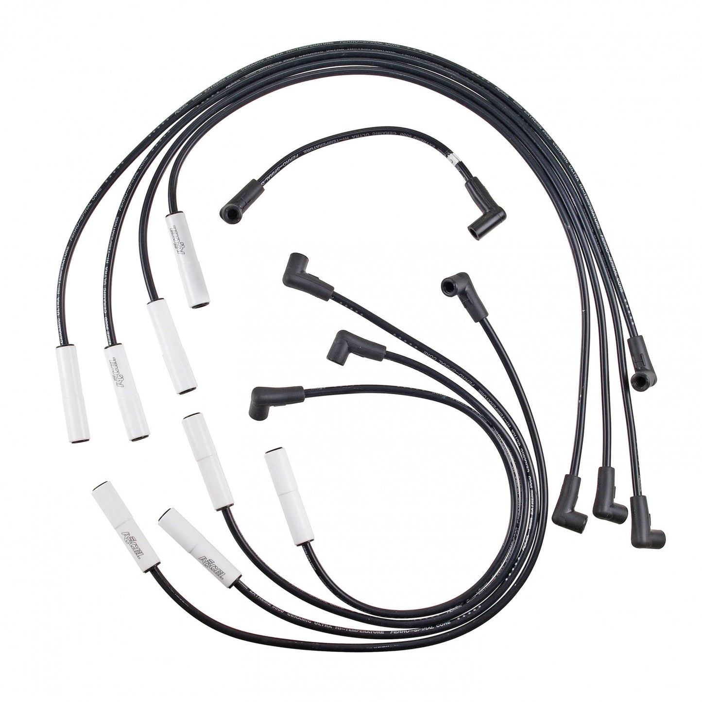 ACCEL Spark Plug Wire Set - Extreme 9000 Ceramic Boot - Chevy/GM Big Block 90-95 (Except SS) 9024C