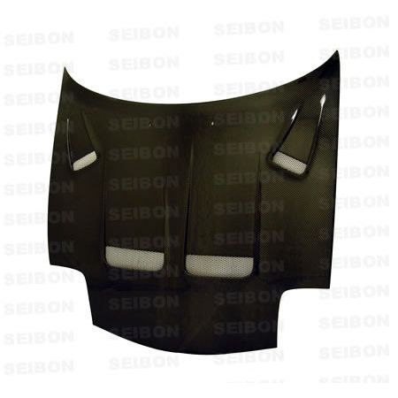 Seibon Carbon HD9396MZRX7-KS KS-style carbon fiber hood for 1993-2002 Mazda RX-7