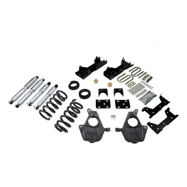 BELLTECH 667SP LOWERING KITS Front And Rear Complete Kit W/ Street Performance Shocks 2001-2006 Chevrolet Silverado/Sierra (Std Cab) 4 in. or 5 in. F/6 in. R drop W/ Street Performance Shocks