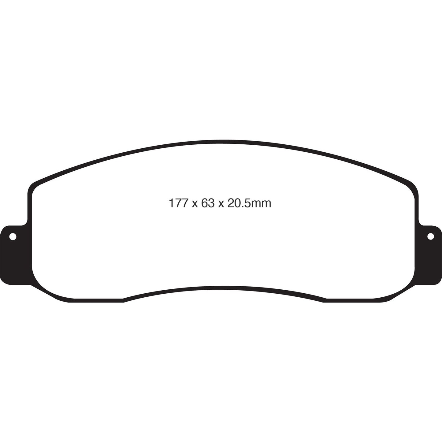 EBC ED91777 Truck/SUV Extra Duty Brake Pads