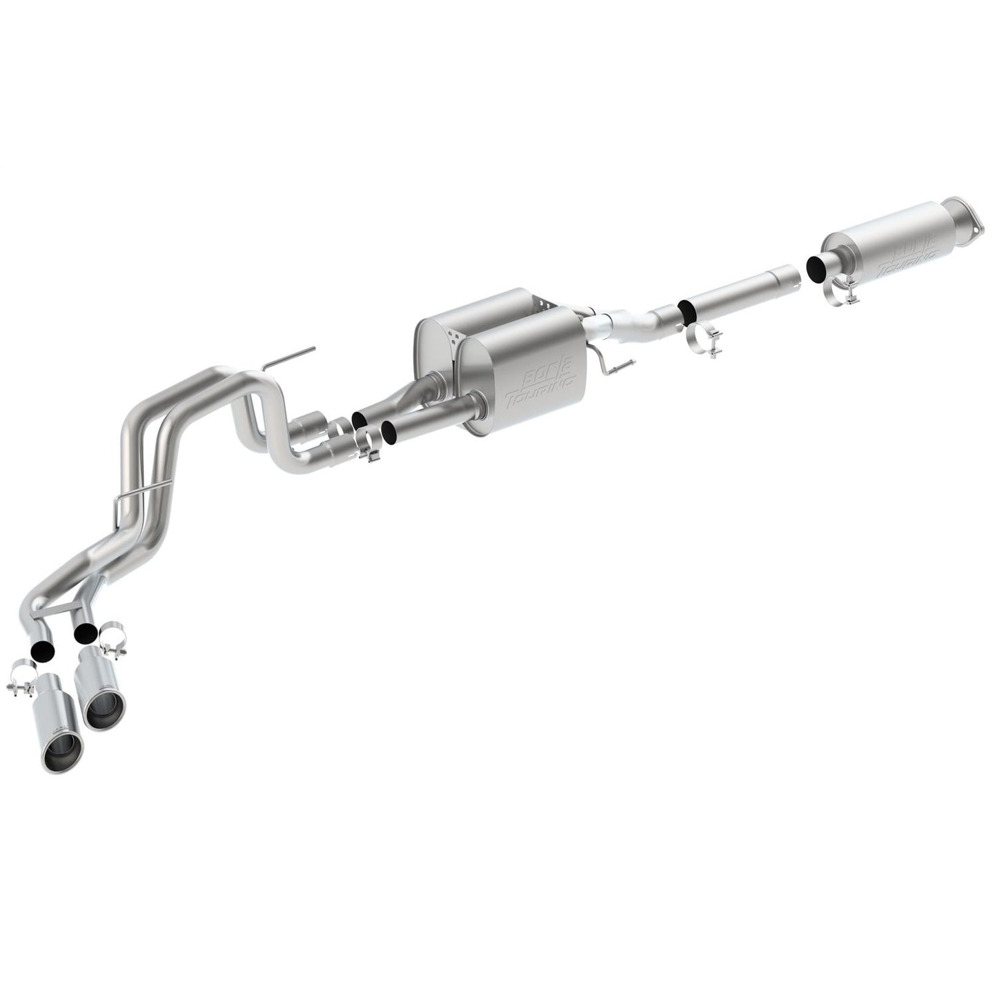 Borla 2010-2014 Ford F-150 SVT Raptor/ F-150 Harley Davidson Cat-Back Exhaust System Touring 140404