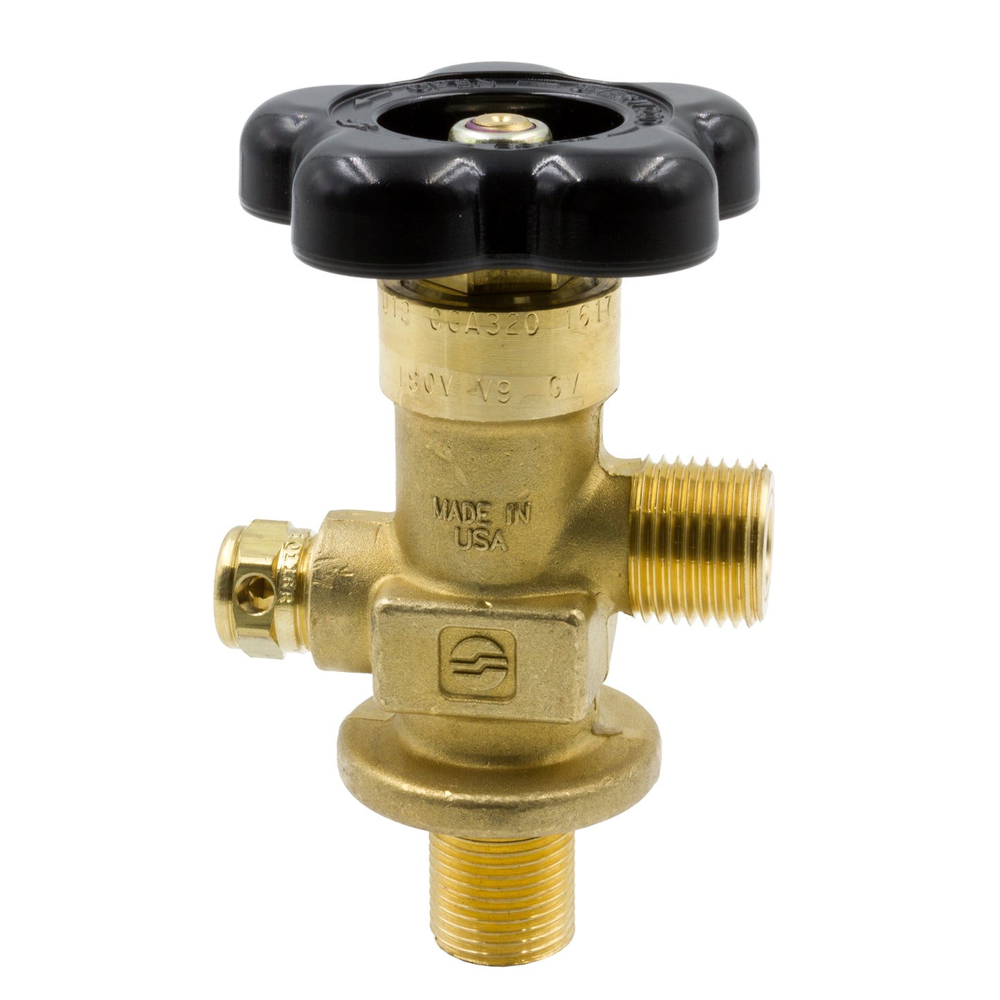 Dedenbear CO2 BOTTLE VALVE ONLY REPLACEMENT VALVE FOR 2.5 POUND BOTTLE ABV25