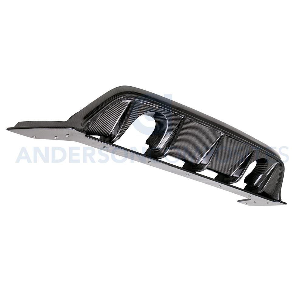 Anderson Composites AC-RL16FDFO-AR Type-AR carbon fiber rear diffuser for 2016-2018 Ford Focus RS