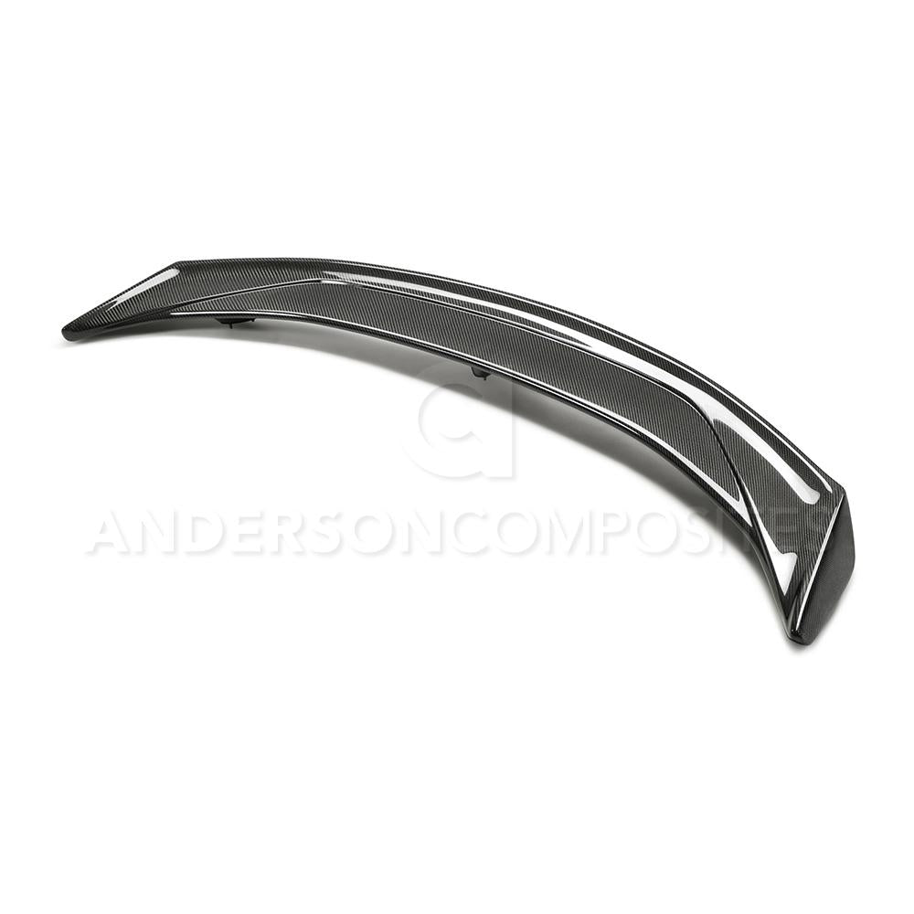 Anderson Composites AC-RS16CHCAM-SA ZL1 style carbon fiber rear spoiler for 2016-2021 Chevrolet Camaro (Mounting points SS Stanchion Spoiler Only)