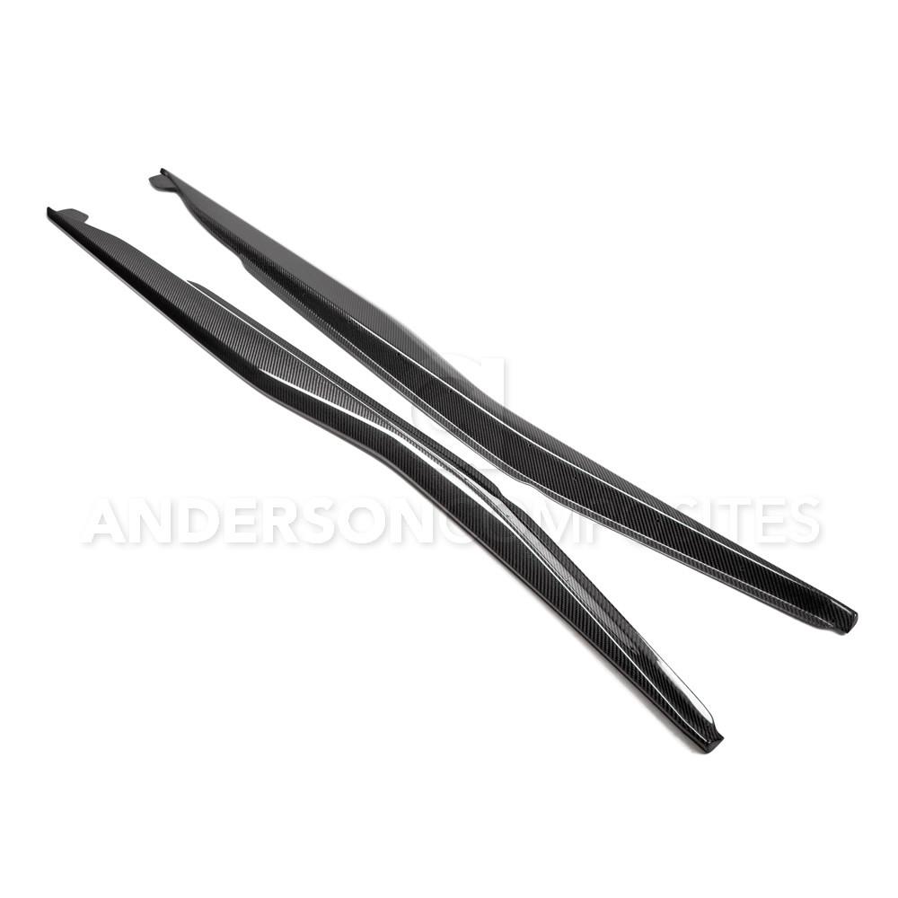 Anderson Composites AC-SS14CHC7-Z6 Carbon fiber side skirts for 2015-2019 Chevrolet Corvette C7 Z06