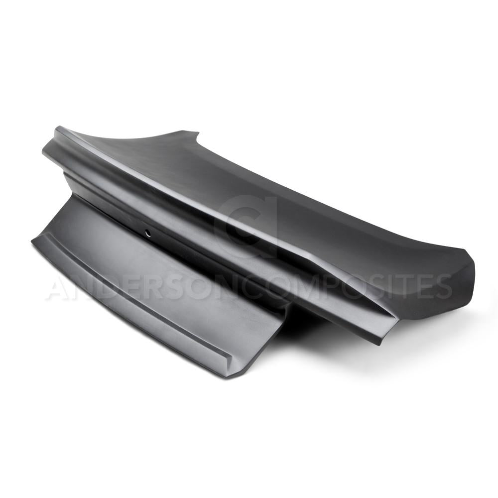 Anderson Composites AC-TL15FDMU-SA-GF Type-ST fiberglass decklid with integrated spoiler for 2015-2020 Ford Mustang