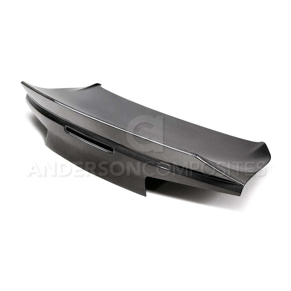 Anderson Composites AC-TL16CHCAM-ST-DS Type-ST double sided carbon fiber decklid with integrated spoiler for 2016-2021 Chevrolet Camaro