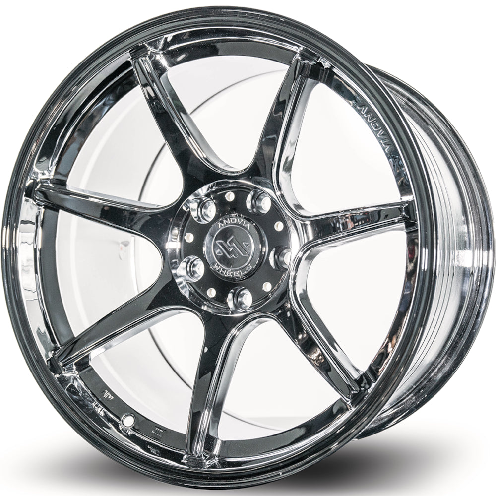 Kano Rotary Forged Wheels Chrome 18x9.5 Bolt Pattern 5x114.3 Offset 22 Anovia Wheels