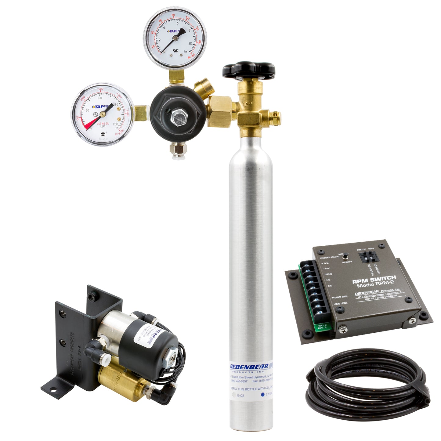 Dedenbear CO2 SHIFTER KIT CO2 BOTTLE & RPM SWITCH 2 & 3 SPD FORW.PATTERN TUR.ACT. CHEETAH AS4K