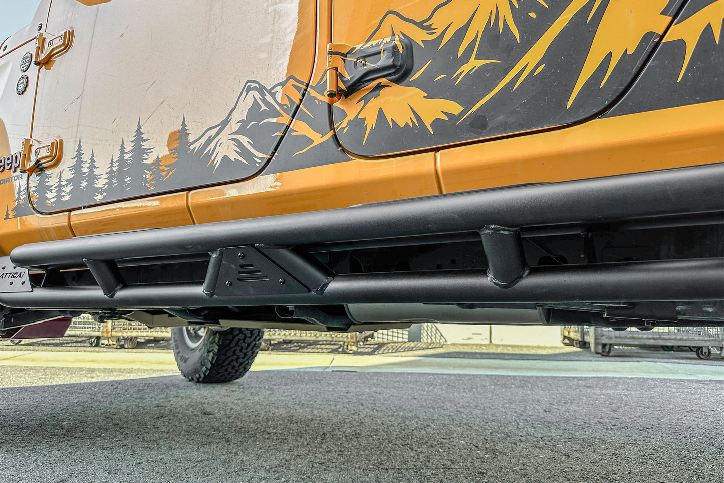 Attica 4x4 2019-2023 Jeep Gladiator JT Terra Series Side Steps ATTJT02C104-BX