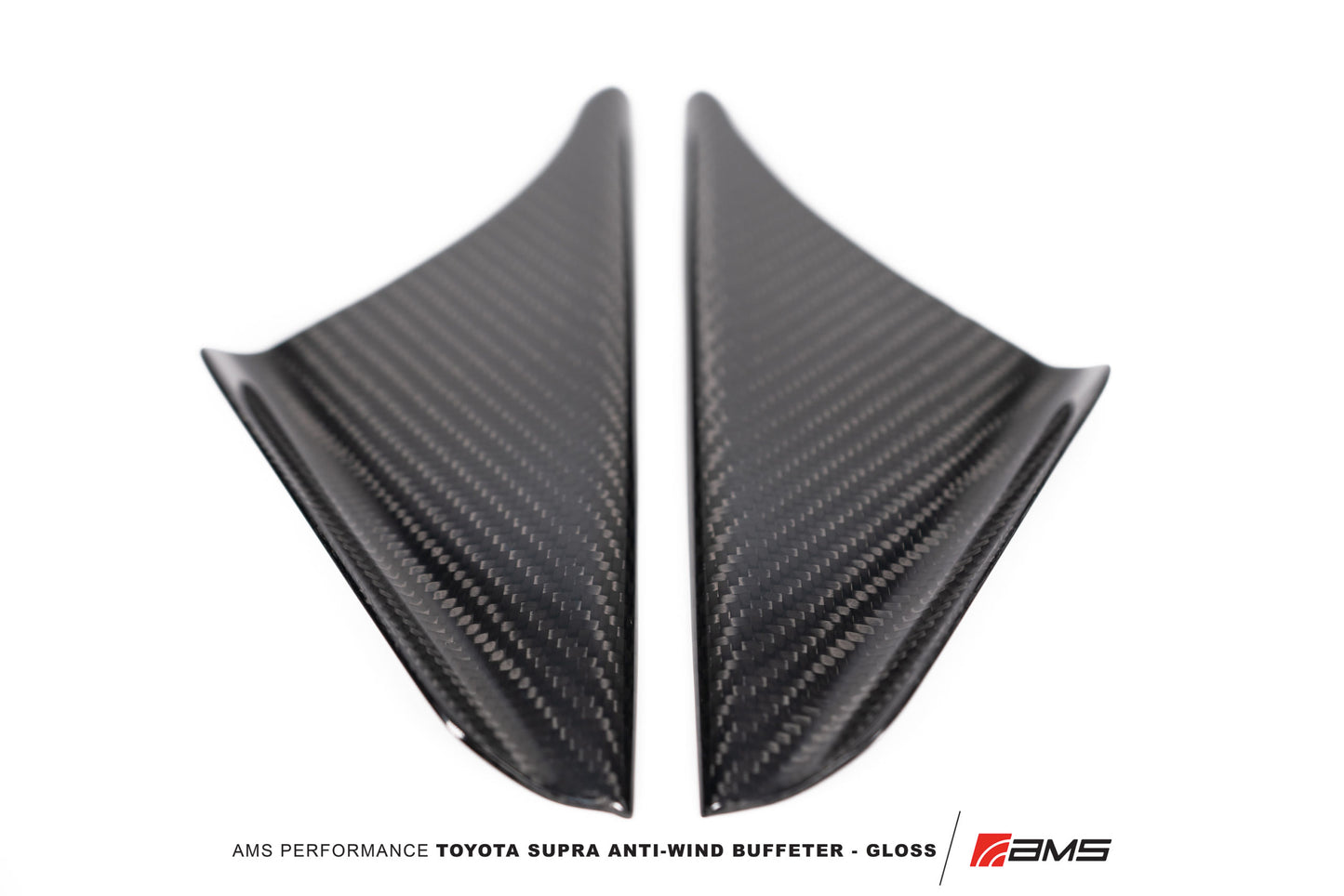 AMS Performance Toyota GR Supra Anti-Wind Buffeting Kit - Gloss Carbon AMS.38.06.0002-1