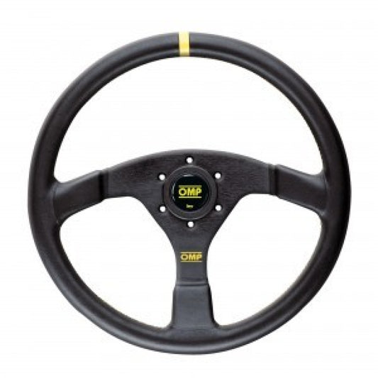 OMP Velocita Black Leather Steering Wheel OD-1957