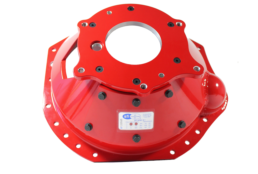 McLeod Bellhousing:Aluminum With Titanium Liner:FORD:SFI 6.1:With Block Plate. 8560T