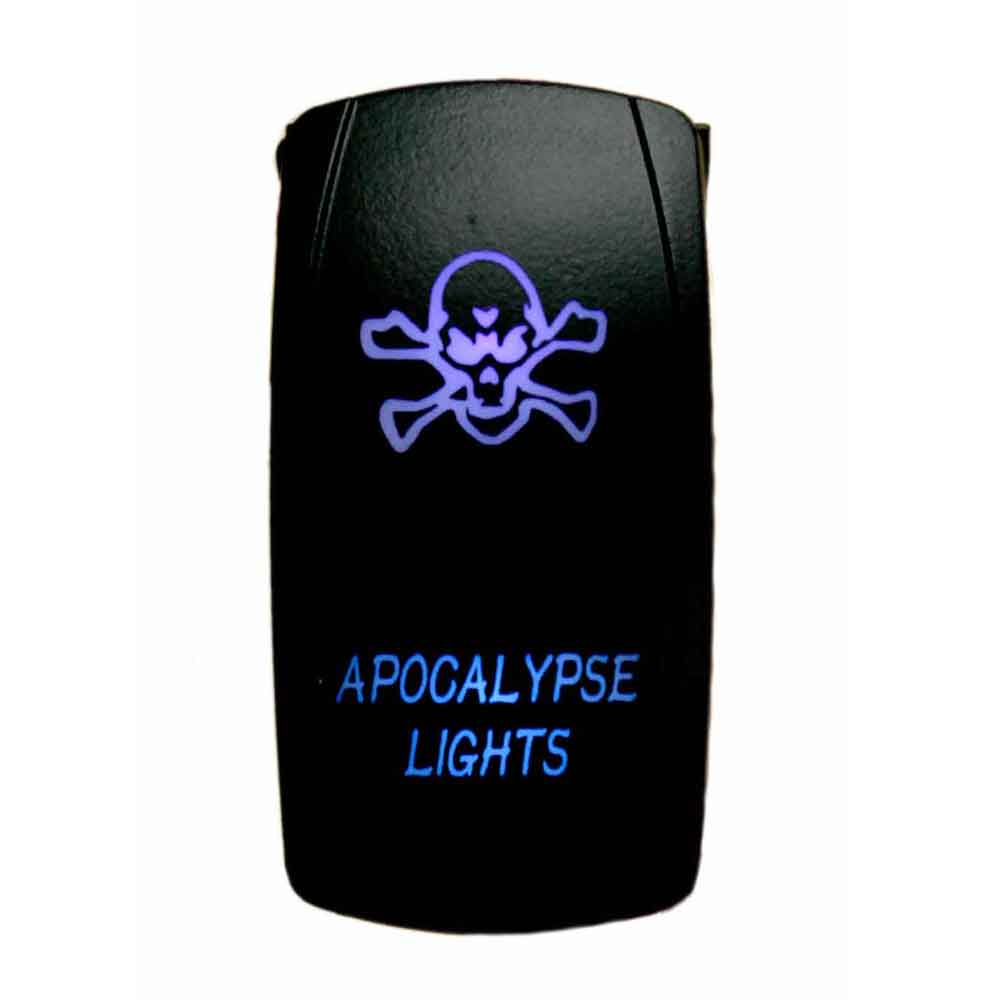 Quake LED - QRS303 - Rocker Switch Apocalypse 2 Way 5 Pin Blue