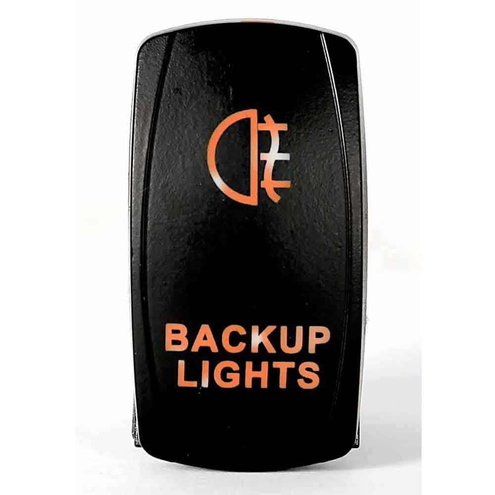 Quake LED - QRS281 - Rocker Switch Backup 2 Way 5 Pin Amber