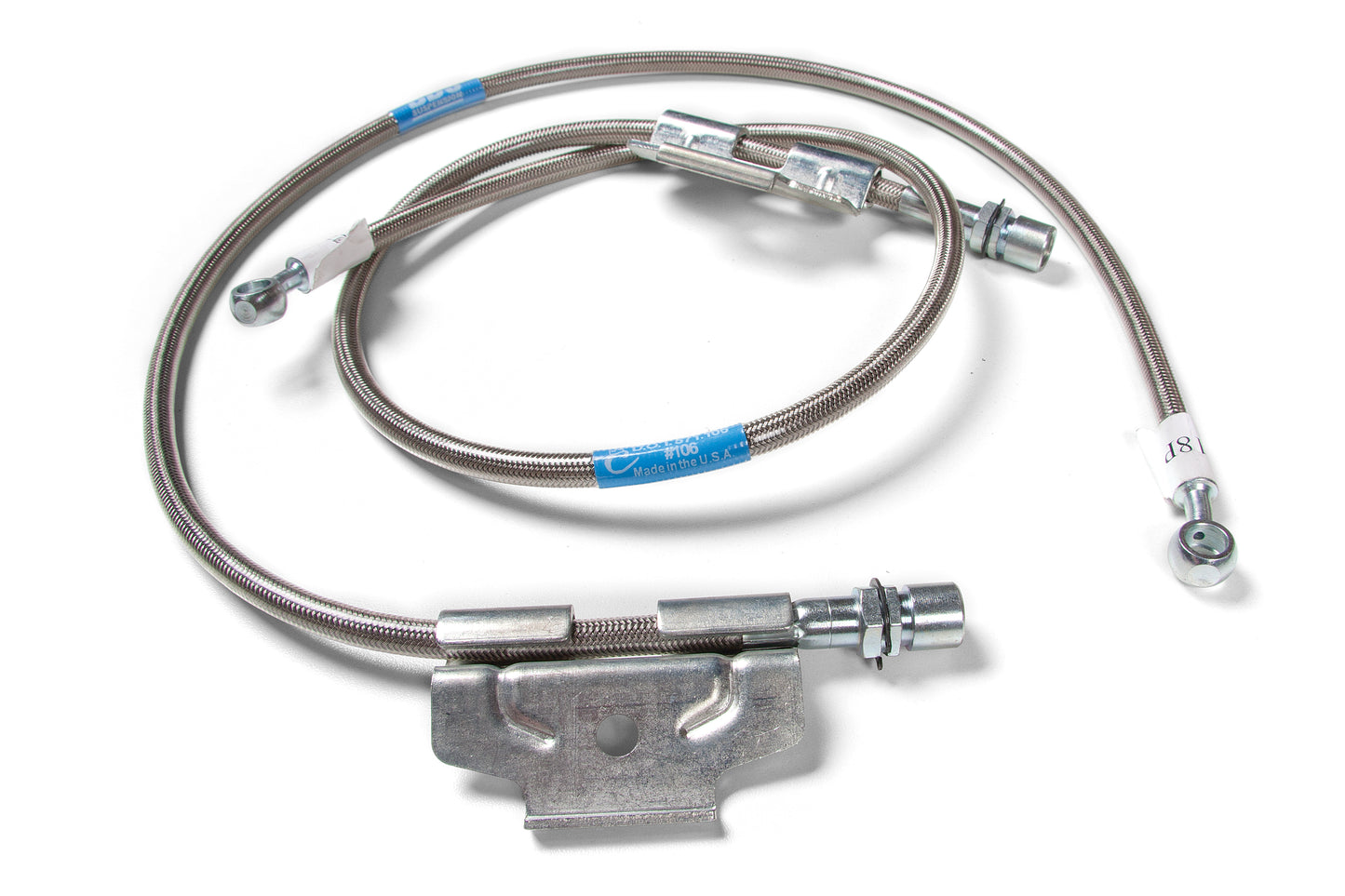 BDS SUSPENSION Front Brake Line Set - Stainless Steel - Fits 6 Inch Lift - Dodge Ram 2500 (03-11) 4WD BDS102001